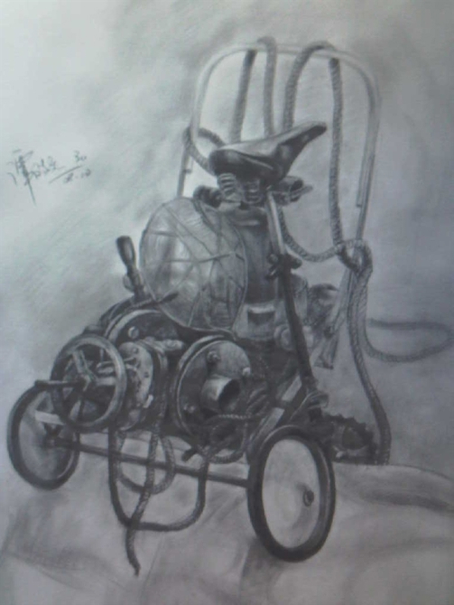 谭皓天素描作品