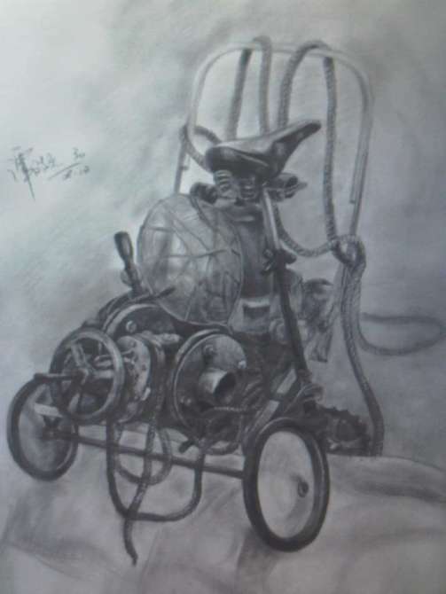 谭皓天素描作品